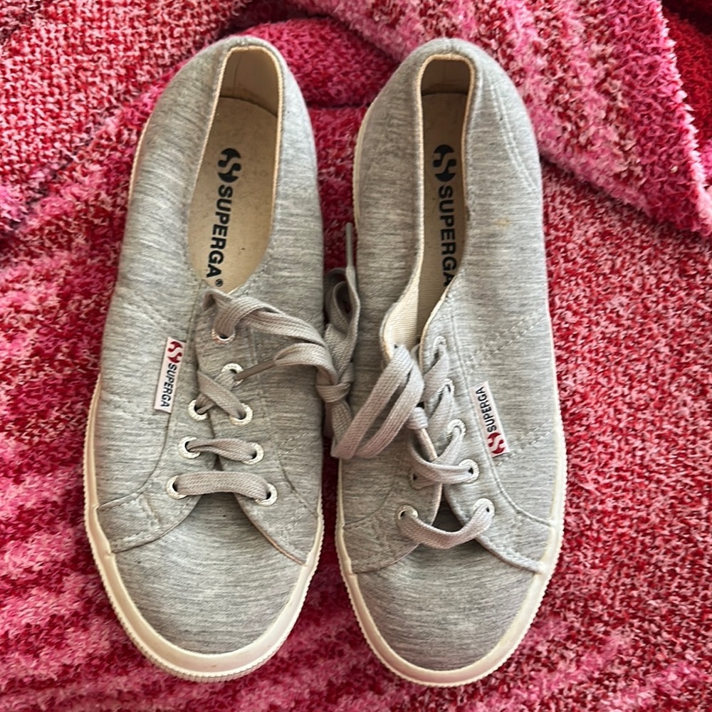 Superga Women's Gray Sneakers